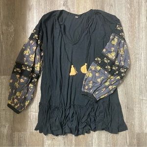 Free People Mix It Up Tunic/Mini Dress Size M